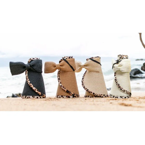 Foldable Leopard Foldable Bow Visors