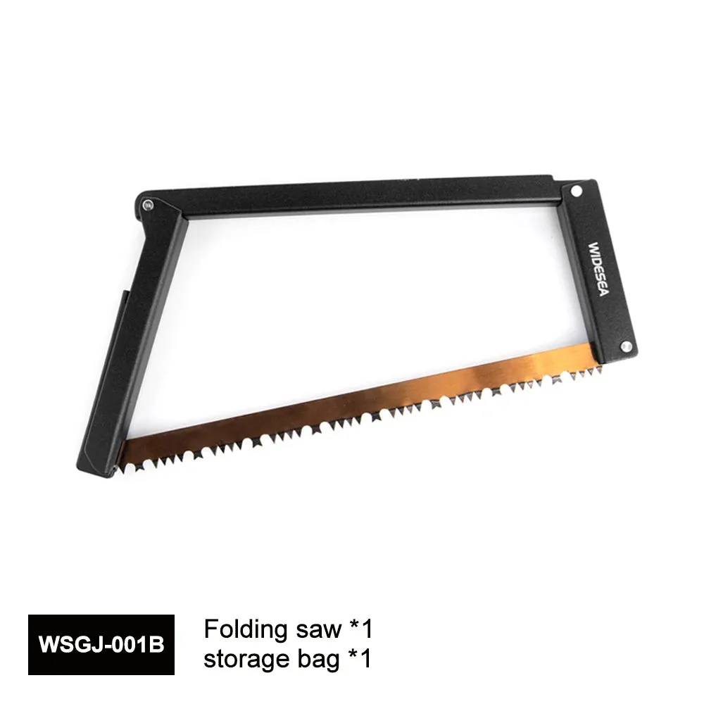 Folding Camping Saw with 32cm Manganese Blade: Portable and Foldable Logging Tool for Outdoor Wood Branches