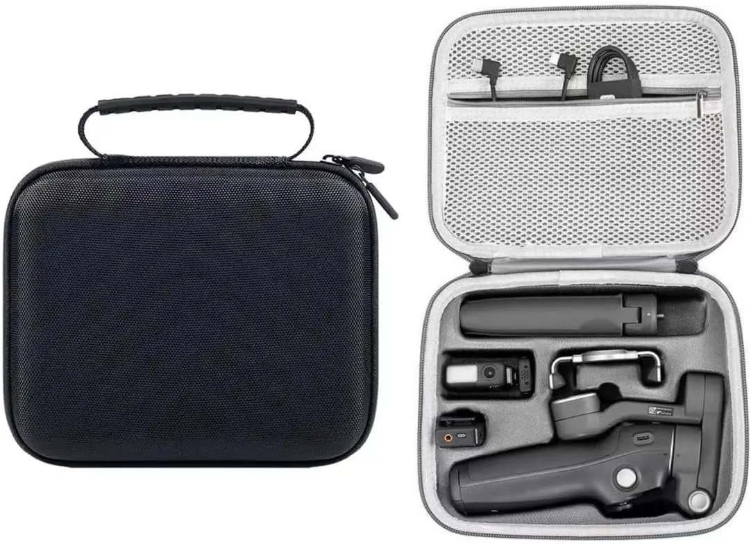For Osmo Mobile 7/7P Case,EVA Lycra portable Storage,OM 7/7P Carrying Case,Bag for DJI OM 7/7P Smartphone Gimbal Stabilizer Accessories,Black