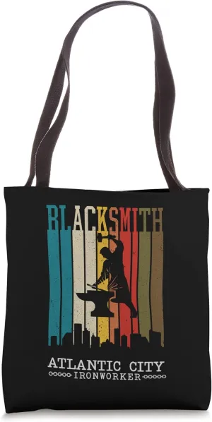 Forging Blacksmith Vintage Atlantic City New Jersey Tote Bag