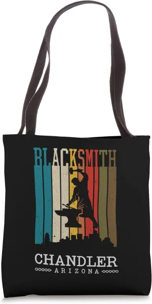 Forging Blacksmith Vintage Chandler Arizona Ironworker Tote Bag