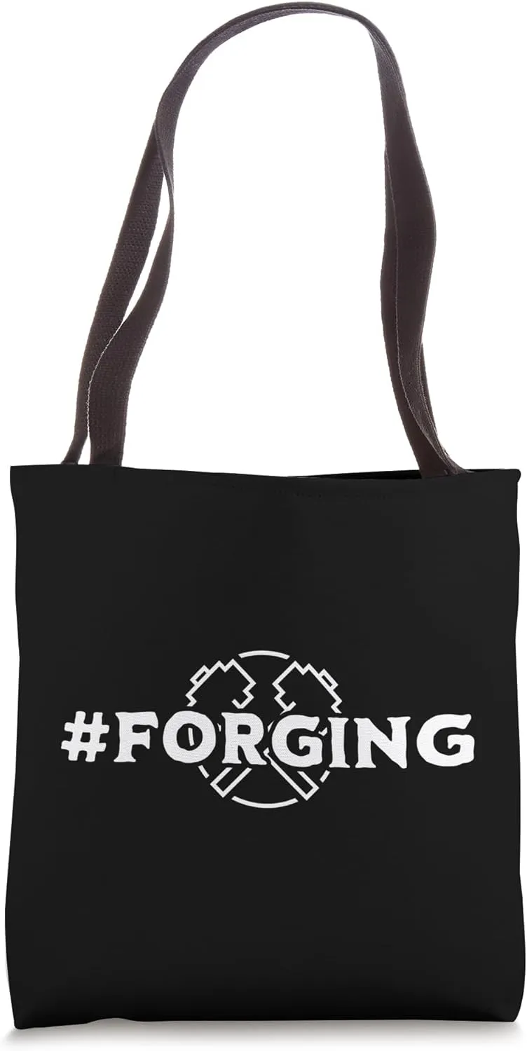 #forging - Funny Blacksmith Tote Bag