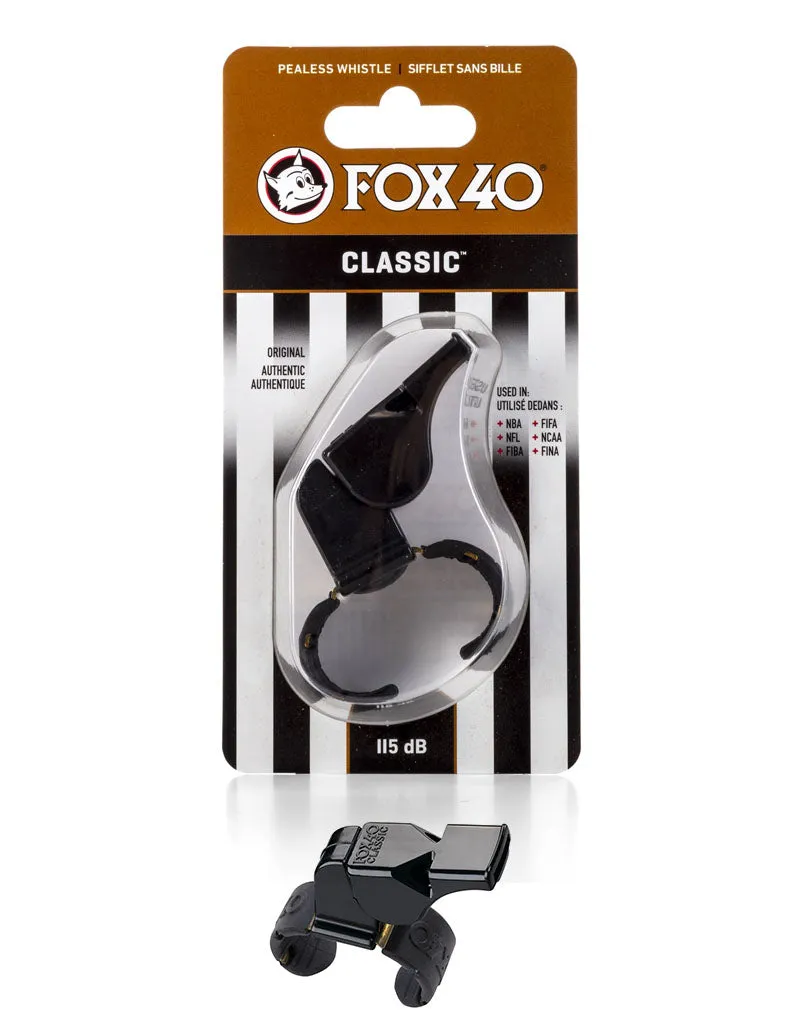 Fox 40 Classic Whistle   Finger Grip