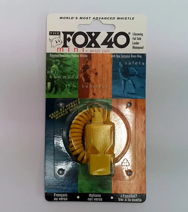 Fox 40 Mini Whistle With Flex Coil
