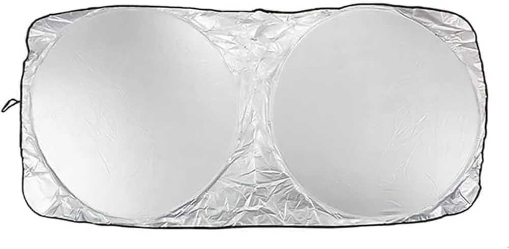 Front Window Sun Shade for Isuzu MU-X 2015-2020, Car Windshield Sunshades UV Blocking Protector Heat Reduction Windscreen Cover Interior Accessories,E/165 * 95