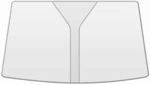 Front Window Sunshade Sun Visor for Renault Scenic III XMOD 2013-2016, Car Windshield Sun Shade Foldable Front Windshield Shade for Sun,Silver