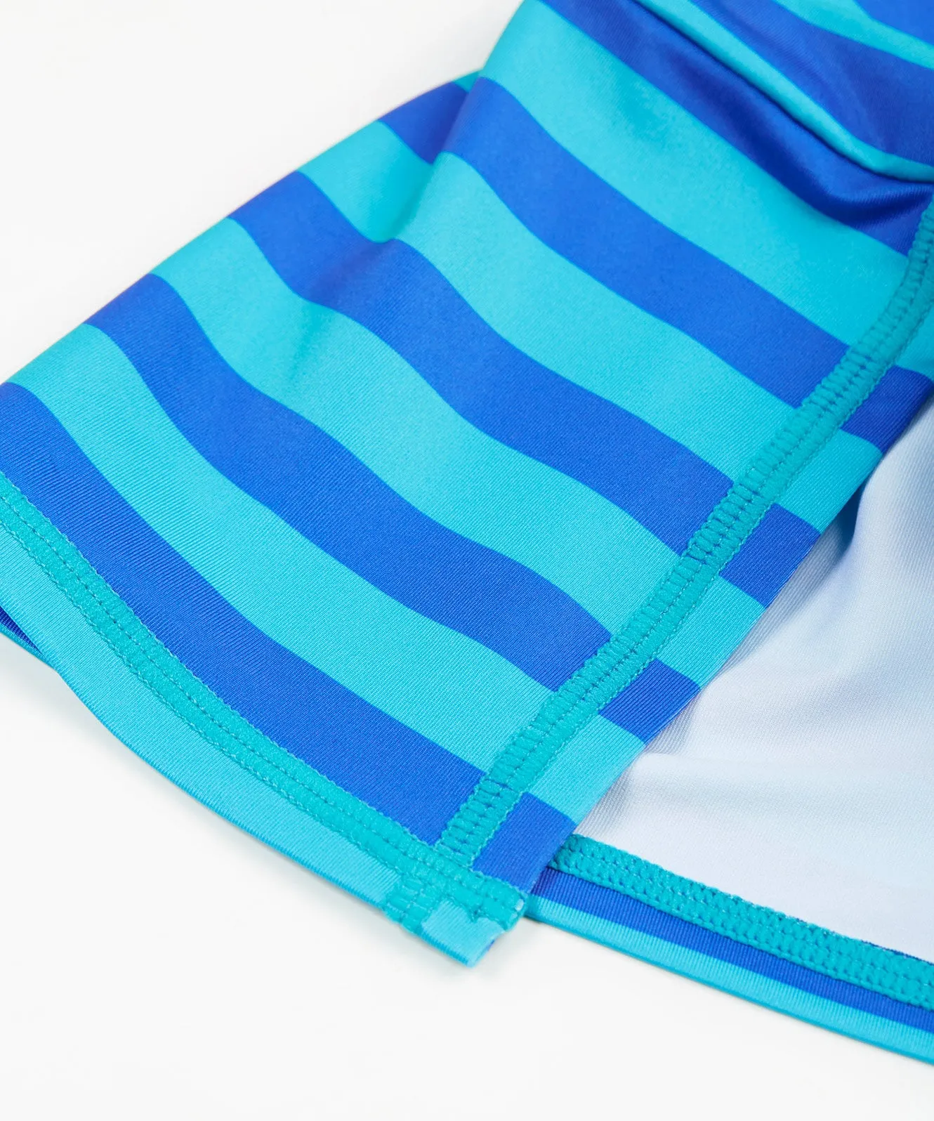 Frugi Little Swim Legionnaires Hat - Tropical Sea Stripe