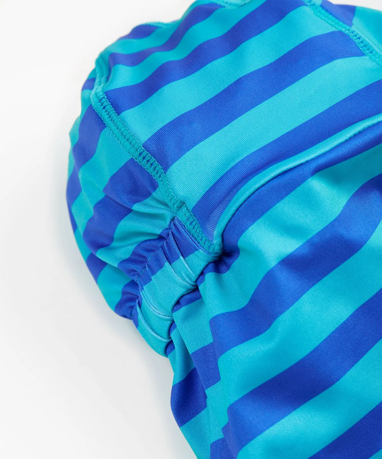 Frugi Little Swim Legionnaires Hat - Tropical Sea Stripe