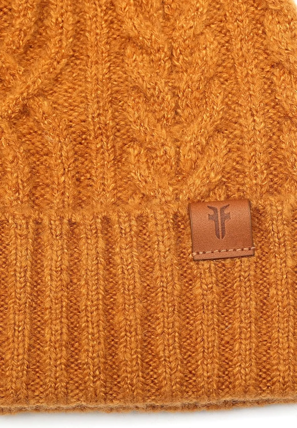Frye Women's Cable Beanie W/Self Pom