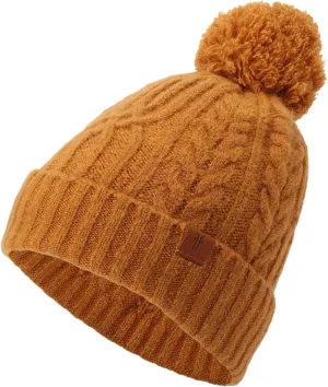 Frye Women's Cable Beanie W/Self Pom