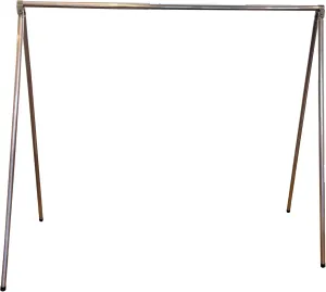 Fully Assembled Foldable Lightweight Clothing Rack with Storage Bag. 59" Length made from Commercial Grade Aluminum. Can Hold Over 50 LBS.