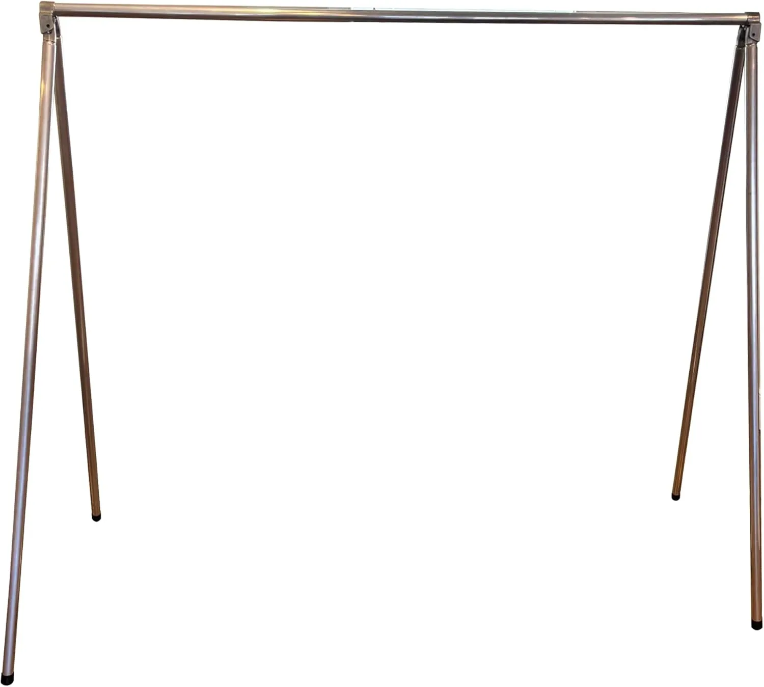 Fully Assembled Foldable Lightweight Clothing Rack with Storage Bag. 59" Length made from Commercial Grade Aluminum. Can Hold Over 50 LBS.