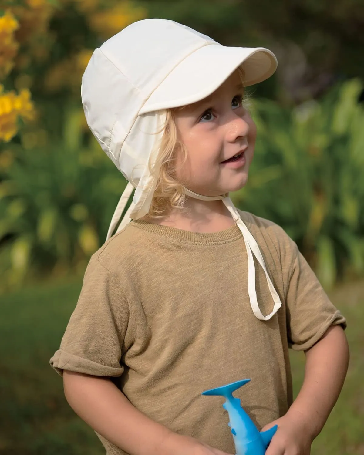 FURTALK Baby Sun Hat with Neck Flap UPF 50  Adjustable Baby Boys Girls Summer Beach Hat for Traveling Swim Hat