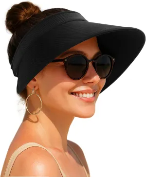 FURTALK Sun Hats for Women Sun Visor Hat UV Protection Wide Brim Summer Beach Hats