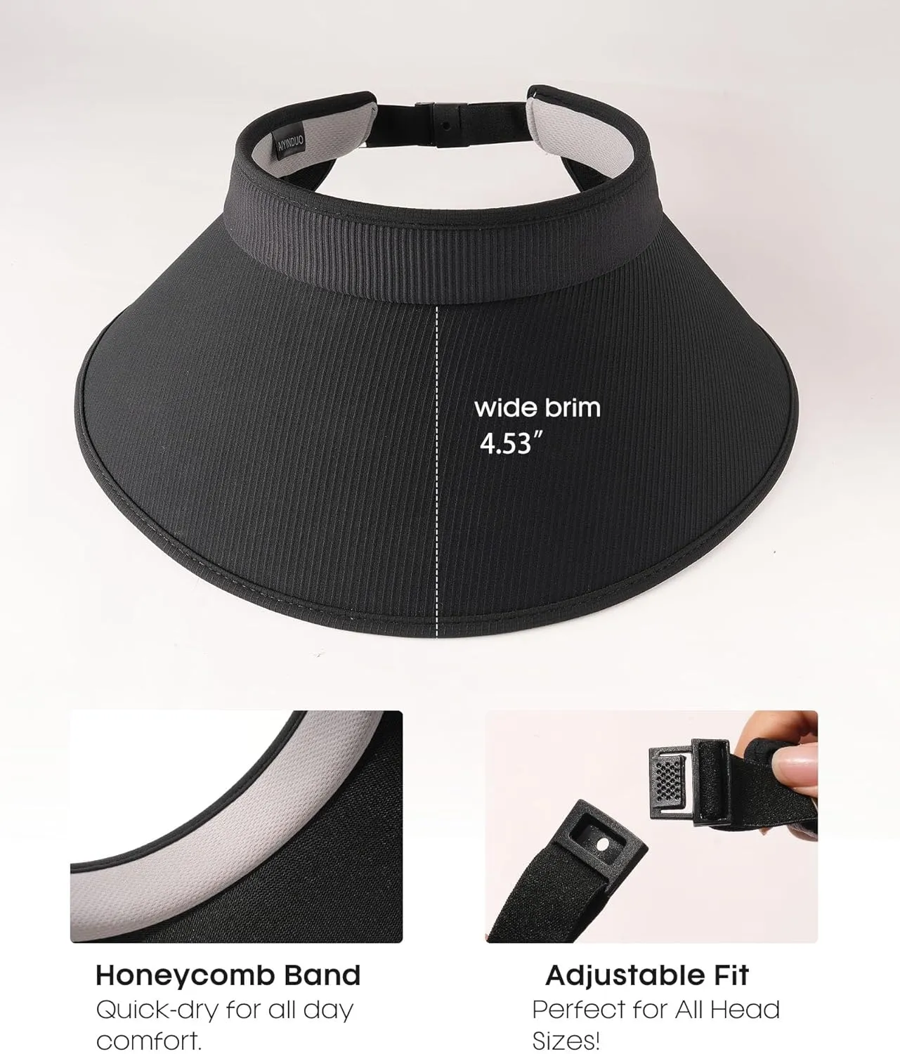 FURTALK Sun Hats for Women Sun Visor Hat UV Protection Wide Brim Summer Beach Hats