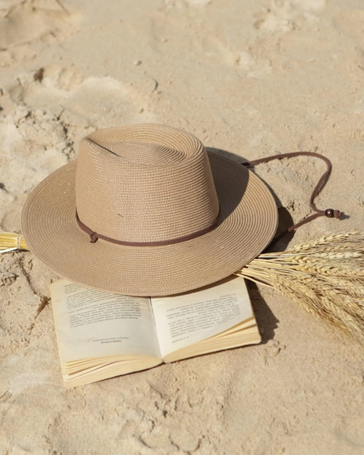 FURTALK Womens Sun Hat Summer Straw Beach Hats UPF 80  Wide Brim Panama Fedora Hats with Wind Lanyard
