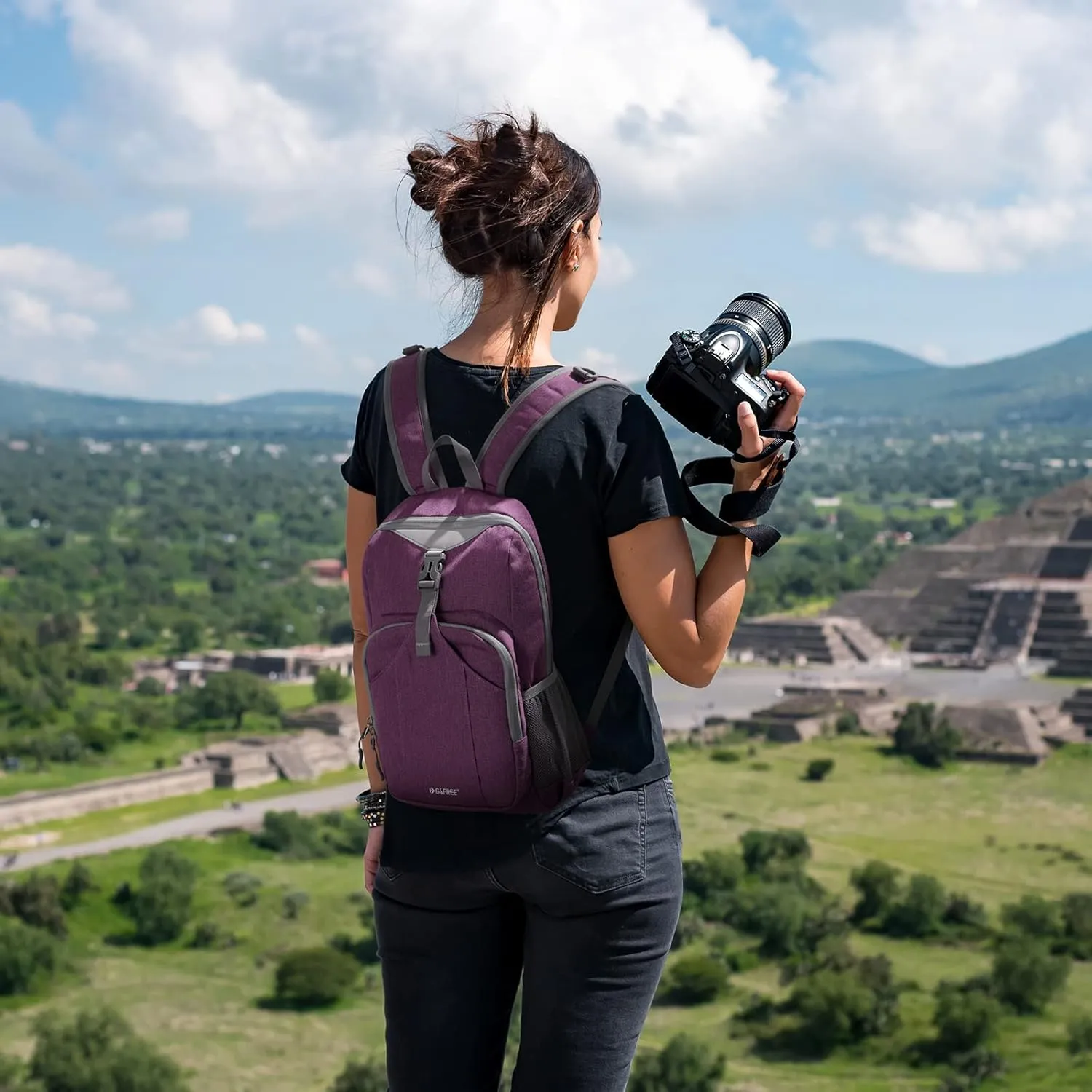 G4Free Mini 10L Hiking Daypack Small Hiking Backpack Cycling Compact Shoulder Backpack Outdoor for Men Women