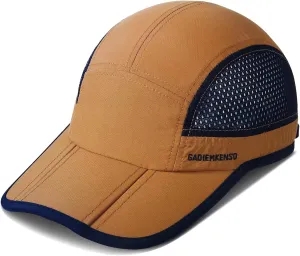 GADIEMKENSD Mens Folding Outdoor Hat Long Brim UPF 50  Sun Protection