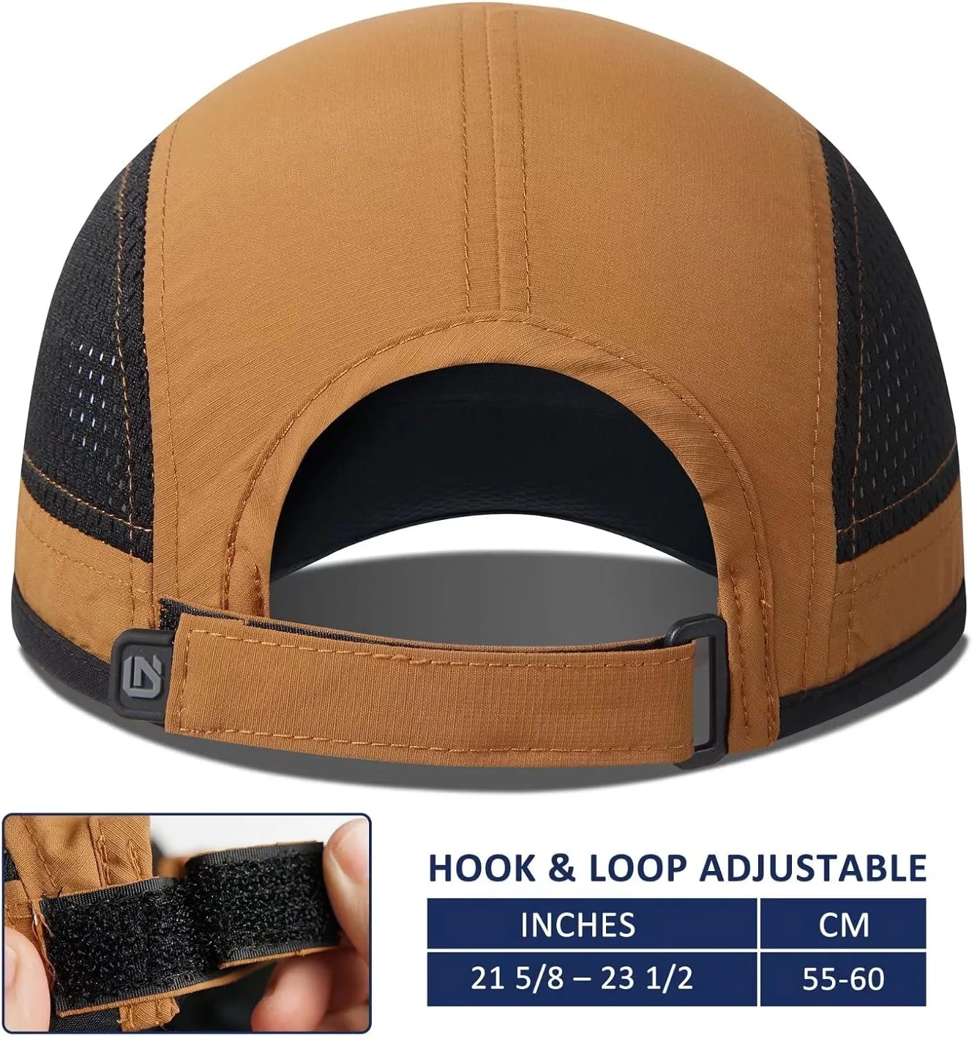 GADIEMKENSD Mens Folding Outdoor Hat Long Brim UPF 50  Sun Protection