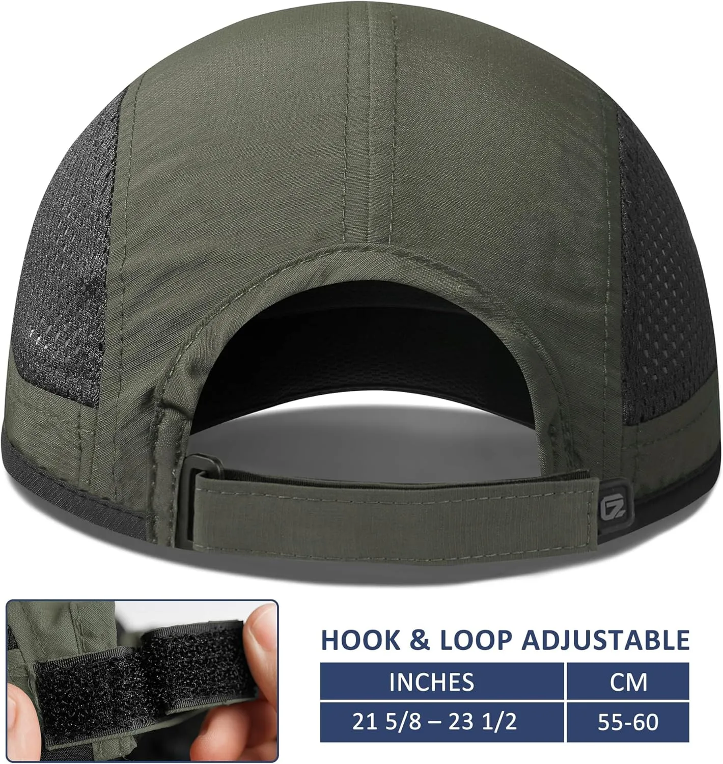 GADIEMKENSD Mens Folding Outdoor Hat Long Brim UPF 50  Sun Protection
