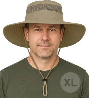 GearTOP Safari Sun Hat for Men and Sun Hats for Women UV Protection UPF 50  Hiking, Gardening, Fishing