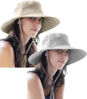 GearTOP Safari Sun Hat for Men and Sun Hats for Women UV Protection UPF 50  Hiking, Gardening, Fishing