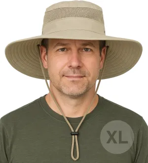 GearTOP Safari Sun Hat for Men and Sun Hats for Women UV Protection UPF 50  Hiking, Gardening, Fishing