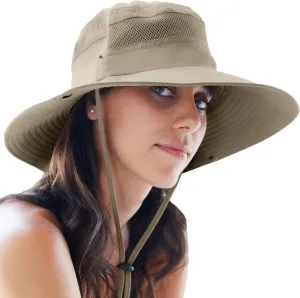 GearTOP Safari Sun Hat for Men and Sun Hats for Women UV Protection UPF 50  Hiking, Gardening, Fishing