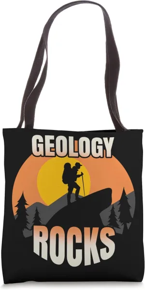 Geology Rocks Funny Geologist Rock Collecting Geology Tote Bag