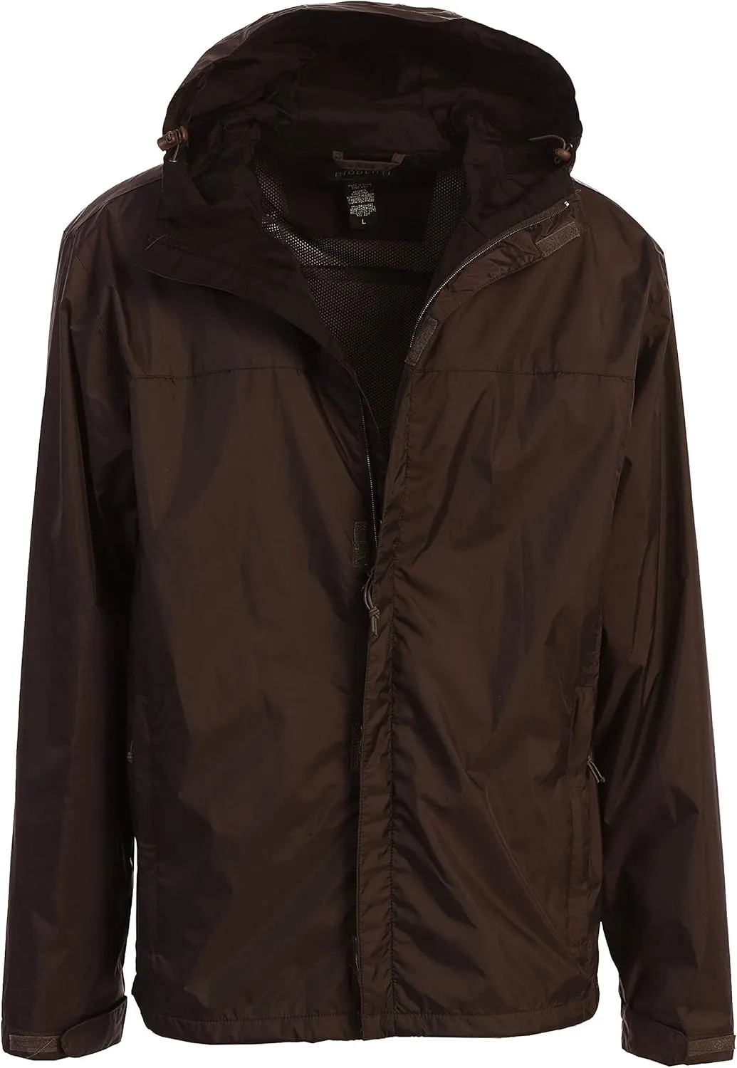 Gioberti Men's Waterproof Rain Jacket With Mesh Lining and Carrying Bag