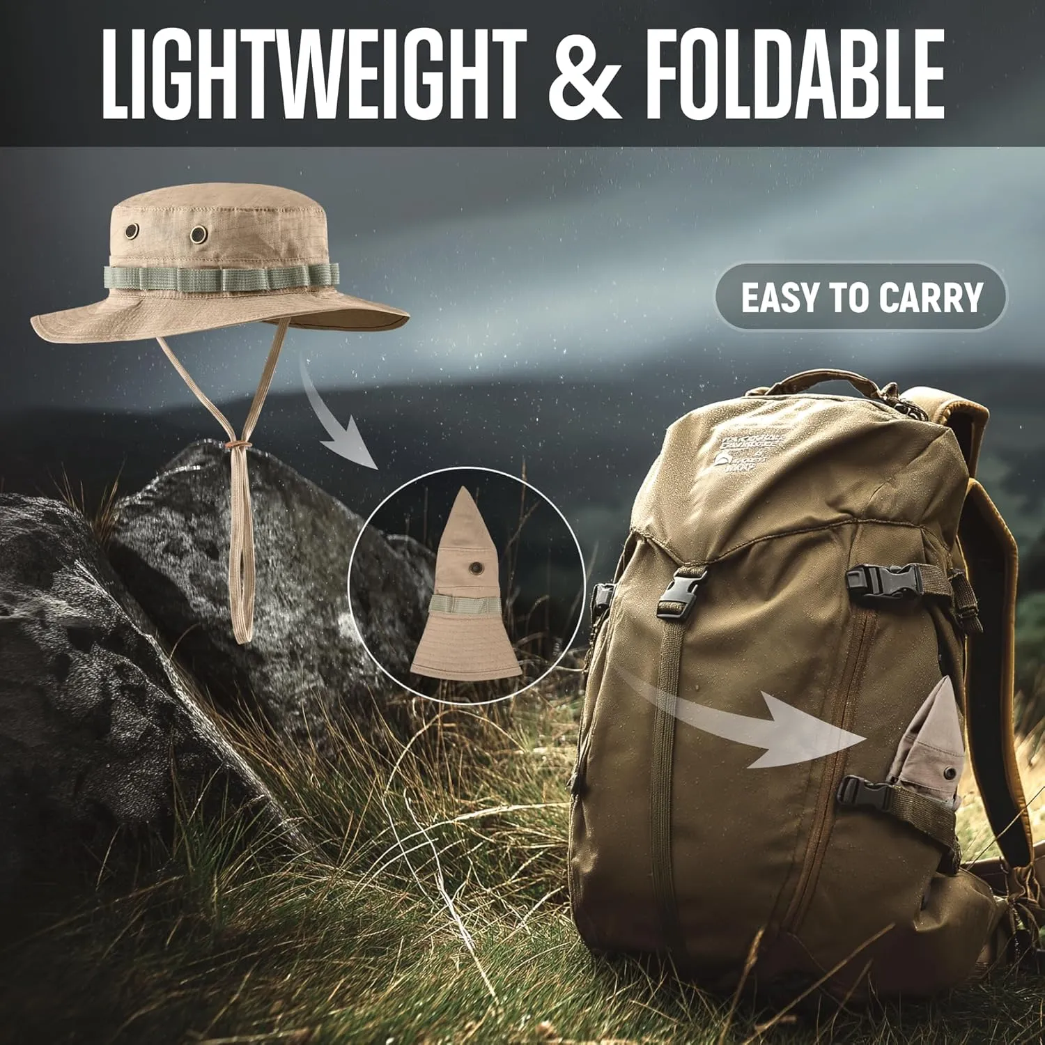 GLORYFIRE Boonie Hat Military Tactical Boonie Hats for Men Women Hunting Fishing Outdoor