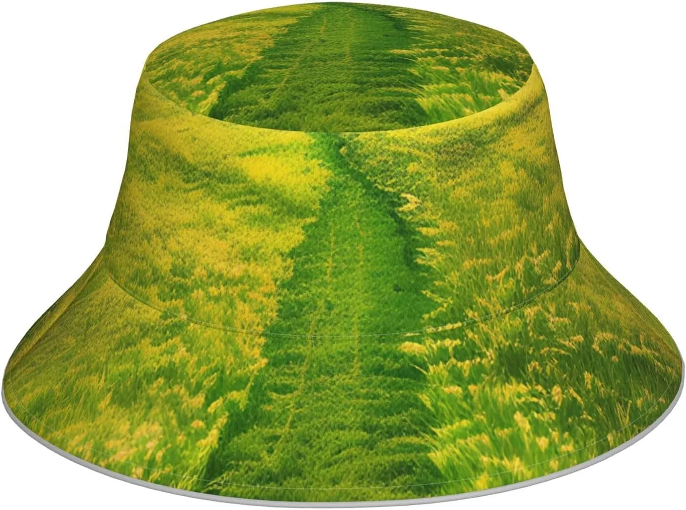 Grassland Paths Sun Hat, Fisherman'S Hat,* Foldable Sun Hat, for Men and Women, Suitable for Beach, Camping, Hiking Black