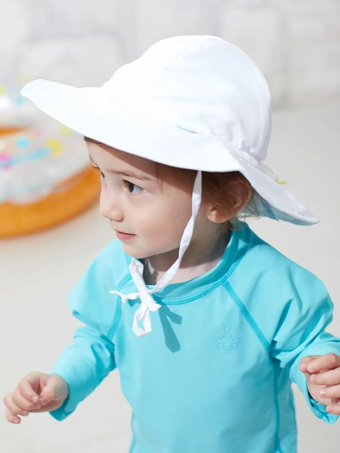 green sprouts Baby Girls Brim Sun Protection Hat