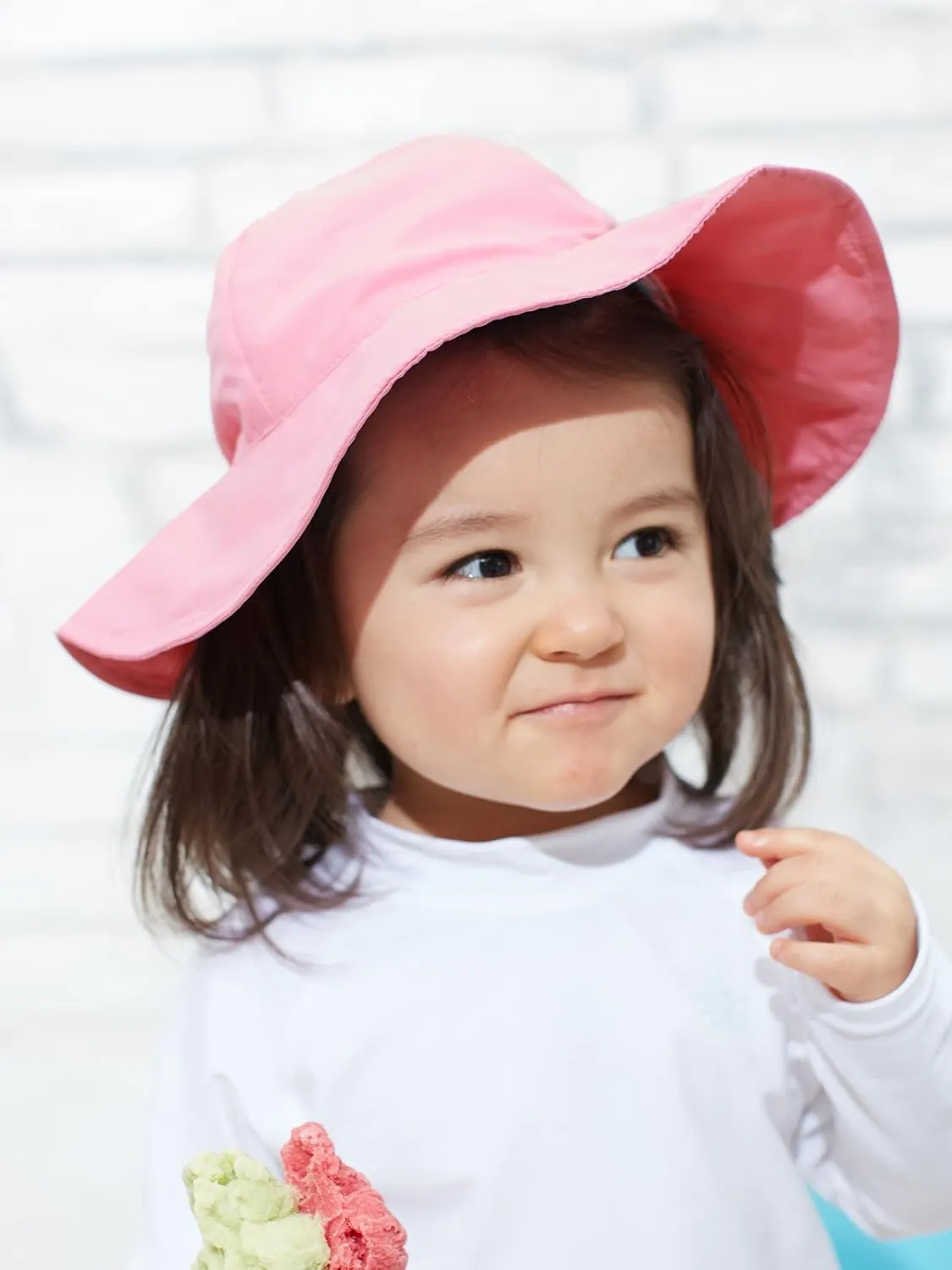 green sprouts Baby Girls Brim Sun Protection Hat