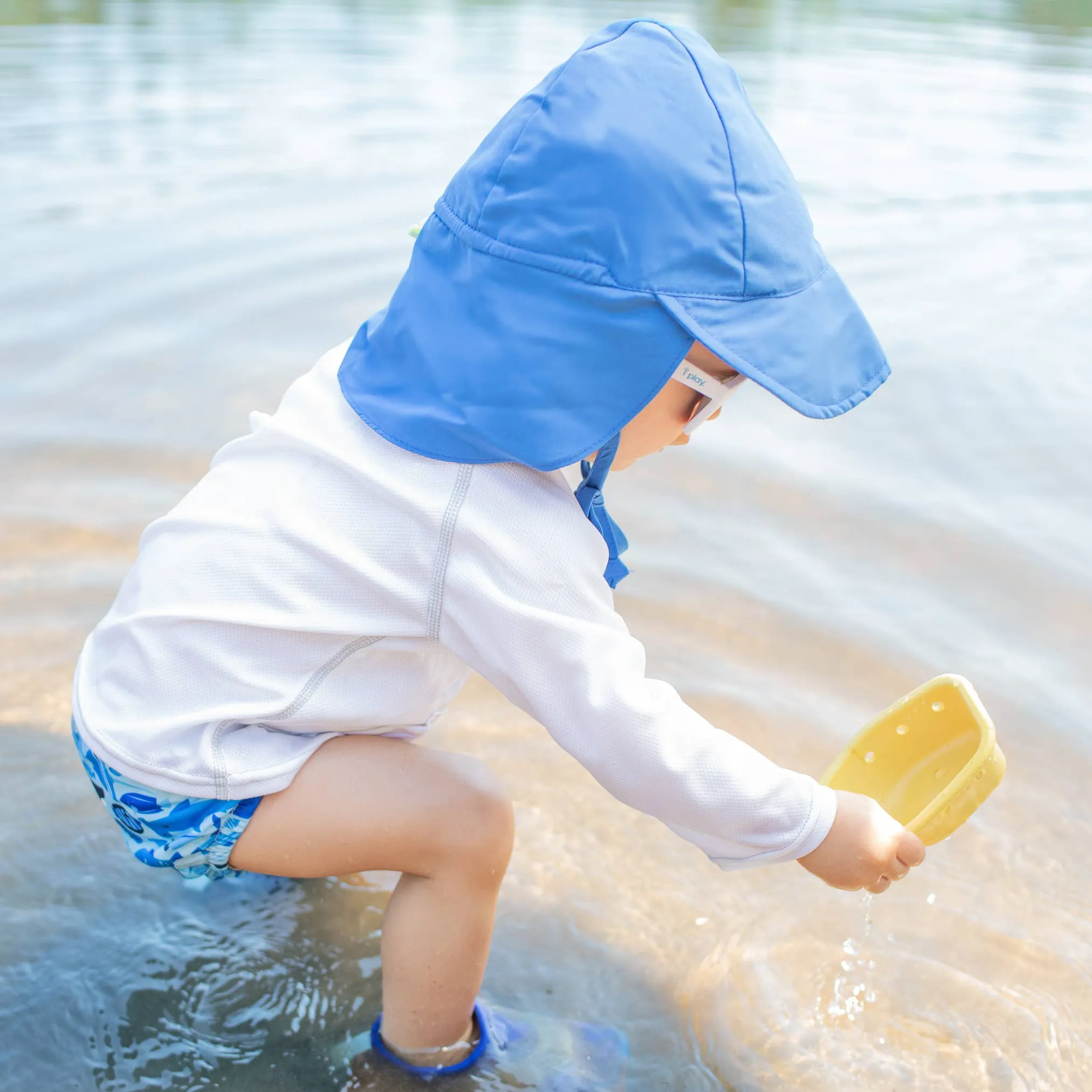 Green Sprouts - Flap Sun Protection Hat - Solid - Sun hat