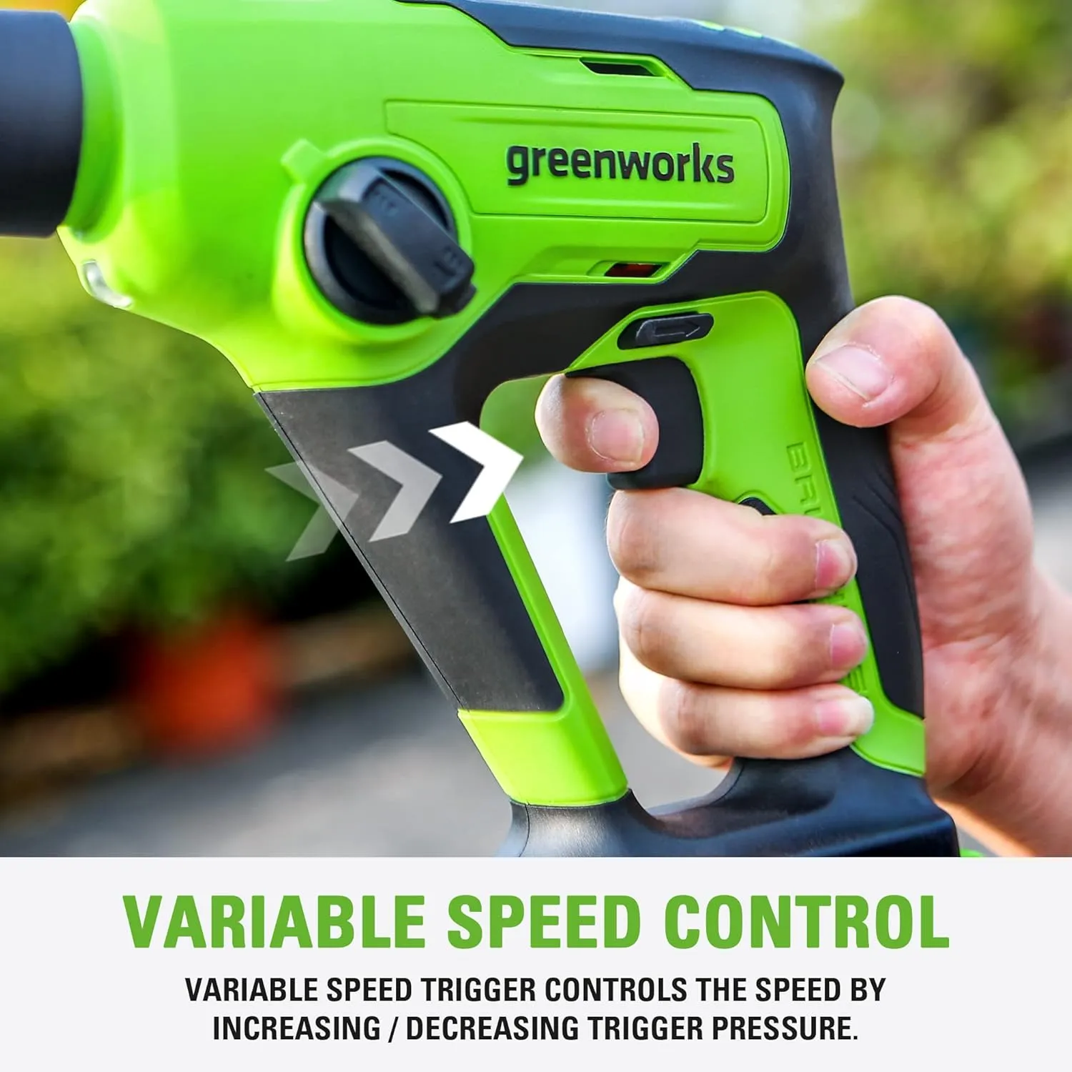 Greenworks 24V Cordless SDS 1.2J Heavy Duty Rotary Hammer Drill, 1-Inch Brushless Hammer Drill for Concrete, 2-Mode And Vairable Speed, 4AH Battery & Charger Included