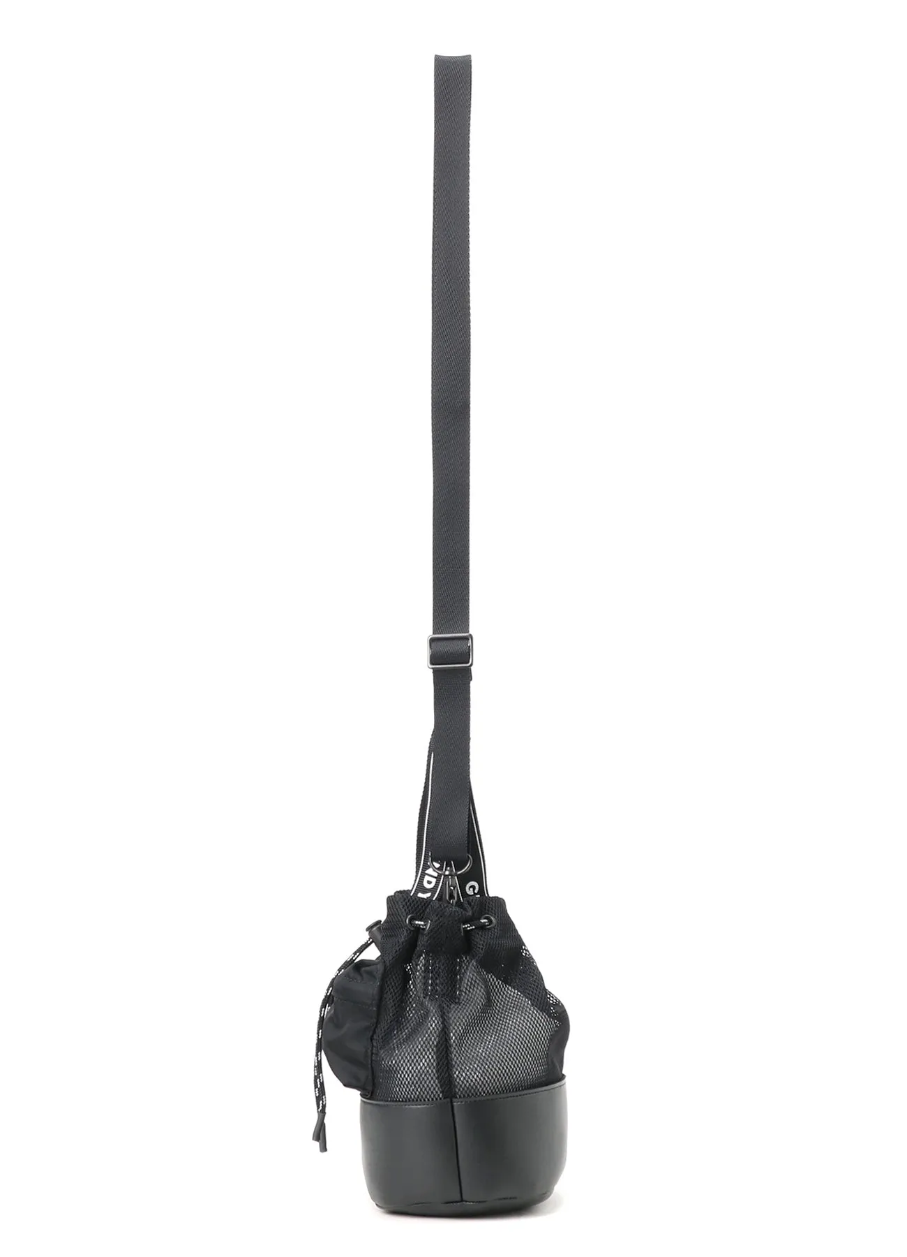 GROUND Y LOGO TAPE 2WAY MESH MINI BAG