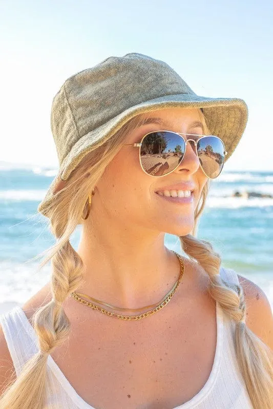 ❤️GYPSY FOX-CC Terry Cloth Bucket Hat
