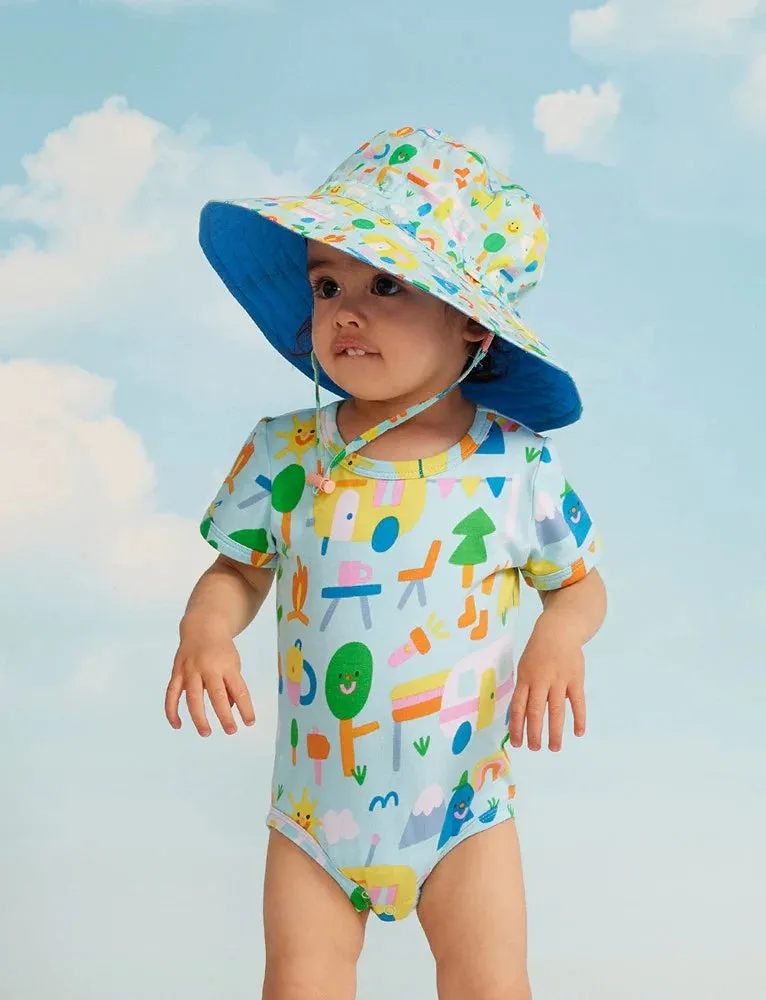 Halcyon Nights - Happy Camper Kids Sun Hat