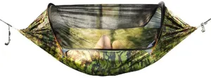 Hammocks 270x140cm Portable Hammock with Net Single Or Double Camping Hammock Mosquito Net Outdoor Hiking Backpacking Backyard Beach Outdoor Hammock