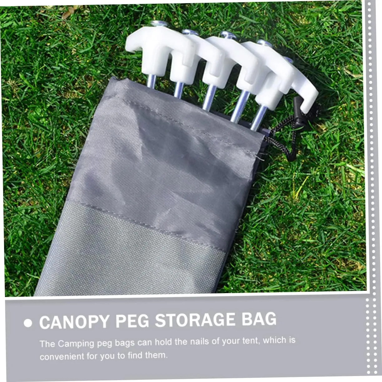 HANABASS Tent Stake Storage Bag Tripod Tote Canopy Mesh Bag Luggage Vacuum Bags Tent Stakes Storage Bags Vacuum