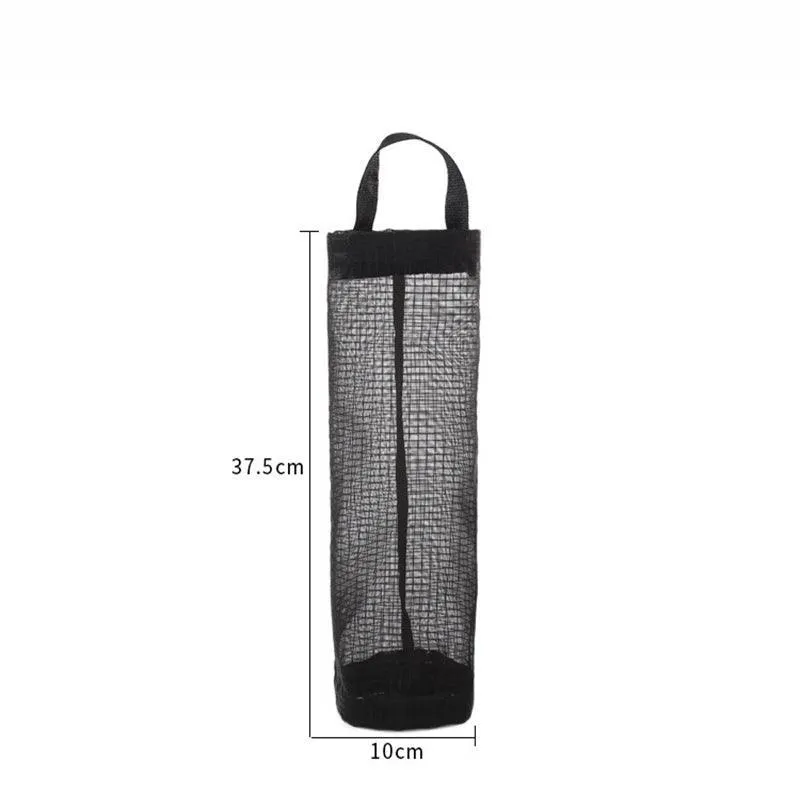 Hanging Holder Tash Mesh Storage Organizer Garbage Bags Plastic Bag Dispenser Au
