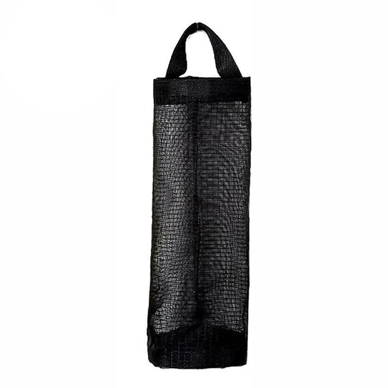 Hanging Holder Tash Mesh Storage Organizer Garbage Bags Plastic Bag Dispenser Au