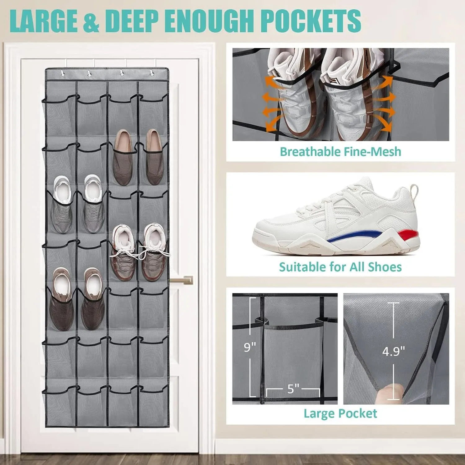 Hanging Storage Bag for Shoes and Accessories