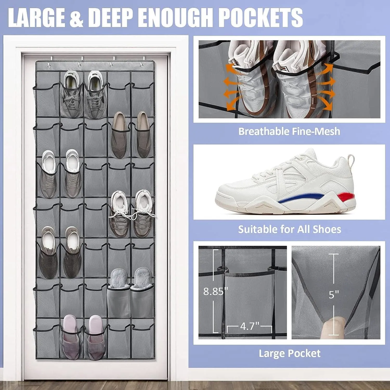 Hanging Storage Bag for Shoes and Accessories