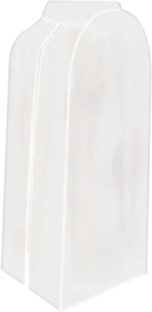 Happyyami Garment Bag for Clothes Dustproof Cover Bag Storage Pouch Peva Material Easy Hanging Long-lasting Home Wardrobe Accessory