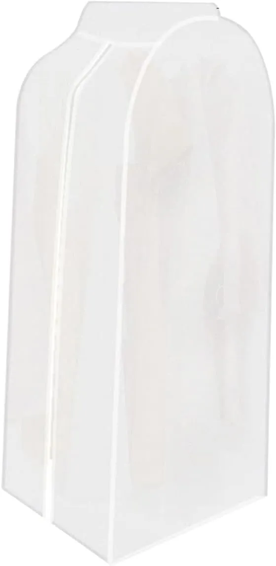 Happyyami Garment Bag for Clothes Dustproof Cover Bag Storage Pouch Peva Material Easy Hanging Long-lasting Home Wardrobe Accessory