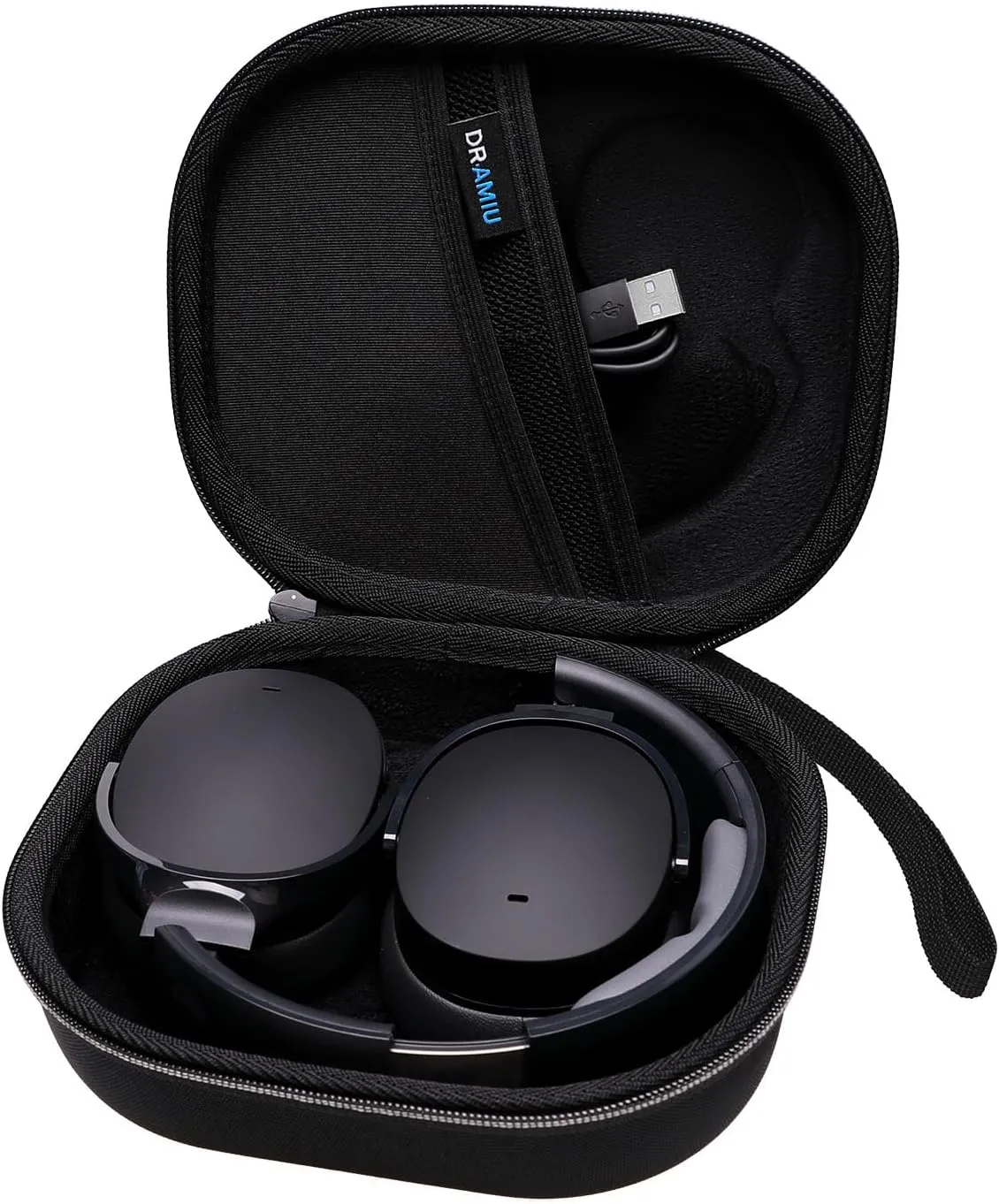 Hard Case Compatible with Skullcandy Crusher Evo, Hesh ANC, Hesh Evo, Crusher ANC 2, Crusher, Riff 2, Riff Bluetooth Wireless Headphones Black Case Only