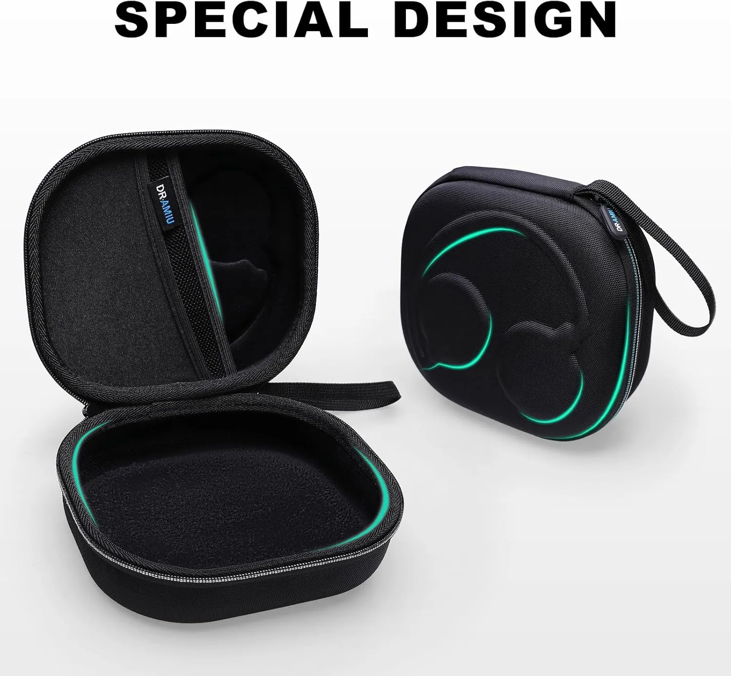 Hard Case Compatible with Skullcandy Crusher Evo, Hesh ANC, Hesh Evo, Crusher ANC 2, Crusher, Riff 2, Riff Bluetooth Wireless Headphones Black Case Only