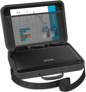 Hard Travel Case for Epson Workforce WF-100 / WF-110 Wireless Mobile Printer, Printer Storage Bag Organizer (Case Only)